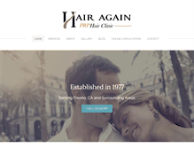 Tablet Screenshot of fresnohair.com